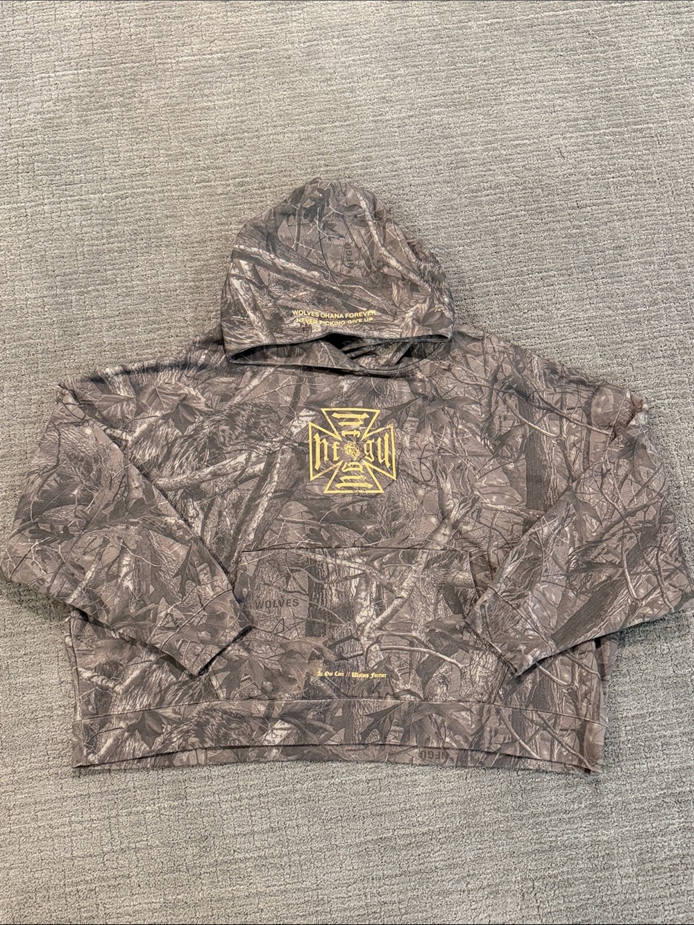 NEW Darc Sport Camo Hoodie with Gold Chest Emblem